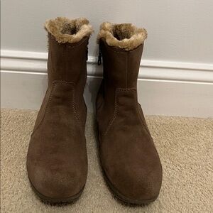 Sporto Brown Genuine Suede Winter Boots